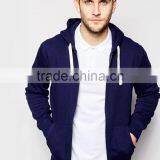 Plain Zip Up Hoodie thumbnail-3