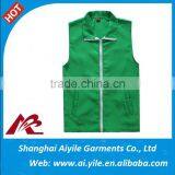 Audlts Green Volunteers Logo Printing Vest Design Unisex thumbnail-1