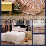 Jacquard Home Textile Imitated Silk Woven 4-9 Pcs Rayon Silk Bedding Set thumbnail-1
