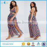 Fashionable Boohoo Maxi Beach Dress Set Crop Top Set thumbnail-1