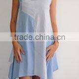 Ladies Asymmetrical Patch Dress thumbnail-1