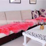 CX-D-112 Real Lamb Sheepskin Fur Wool Throw Blanket Fur Rug thumbnail-3