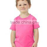 Kids Cotton t Shirt Printing Custom Blank White t Shirt Wholesale Toddlers Soft Jerseys Knit-collar thumbnail-3