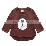 Wholesale Children's Clothing With Long Sleeves Colorful Cartoon Patten Children Design Cotton T-shirts thumbnail-4