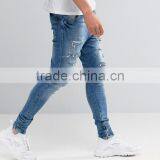 Stretch Skinny Fit Ripped Denim Jeans Pencil Pants Trousers Plus Size thumbnail-4