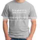 China Manufacture 160gsm 100% Ring Spun Cotton Custom T Shirt Printing thumbnail-3