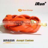 Flat Leather Shoelaces - Luxury Sheepskin Leather Shoelaces - Sneaker Leather Laces - Accept Custom Color Length - 9 Colors thumbnail-2