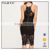 Hot Sale Women Sexy Bandage Lace Dress/2 Pieces Fashion Party Dress Boutique thumbnail-2