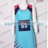 Sublimation Cheap Netball Jersey Skirts Dresses Uniforms thumbnail-1