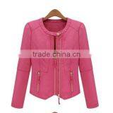 Pink Color!women Wear Leather Fashion Jacket thumbnail-2