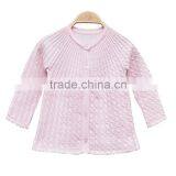 Wholesale Long Sleeves Cable Pattern Round Collar Girl Cardigan Sweater thumbnail-1