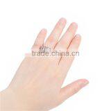 Copper Open Rings Silver Tone Hollow thumbnail-3