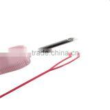 Stainless Steel Crochet Hook With Plastic Pink Handle 13.5cm x 1.8cm 15.6cm x 1.8cm, 1 Set thumbnail-2