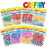 OEM Craft Project for Kids Colorful Fabric Sticker Pre Cut Benefit Price thumbnail-1