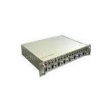 Full Duplex Manageable Media Converters ST SC , 16 Port Network Switch Rack