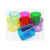 Decorative Red Blue Plexiglass Extruded Cast Acrylic Tube For Furniture , Length 1200mm thumbnail-1