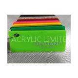 100% Virgin PMMA Green Colored Acrylic Sheets , 3mm Light Diffuser Sheet thumbnail-1