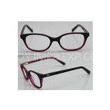 Rose Red Children Acetate Optical Eyeglass Frames for Oval Face thumbnail-1