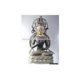 Antique Bronze Gold Collectibles Buddha thumbnail-1