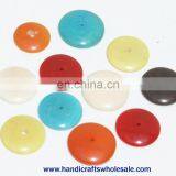 Round Tagua Nut Jewelry Beads Hand Crafted Colored, Ecuador Natural Handicrafts Wholesale