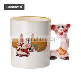 China Factory Direclty Supply Sublimation 11oz Animal Mugs-Pig With Box B1DW-12W
