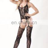 The New Sexy Open Files Lingerie Roses Fishnet Stockings Hanging Neck Even thumbnail-2