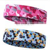 Customized Moisture Wicking Non-slip Fabric Elastic Runner Headband thumbnail-1