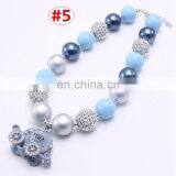 Halloween Kid Chunky Necklace With Pumpkin Carriage Girl Candy Bubble Beads Necklace thumbnail-6