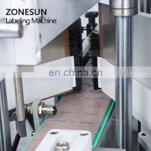 ZONESUN ZS-TB300M Automatic Stickers Flat Bottle Double Sided Labeling Machine For Square Bottles thumbnail-3