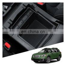 Interior Accessories Parts Silicone Armrest Rest Storage Box Center Control Console Organizer Tray For Subaru Forester 2013-2018