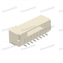Denentech 1.25mm Pitch Wafer GH Type Single Row Right Angle SMT Connector thumbnail-2