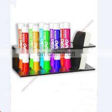 Акриловый настенный разделитель для полки - дисплея с 10 ячейками для сухого стирания