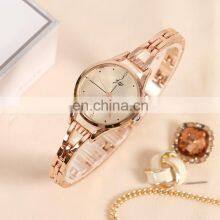 JW 6307 Fashion Slim Steel Strap Sliver Rose Gold Quartz Women Ladies Fancy Watches Fashion