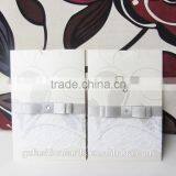 Luxury Custom Pocket Folds Lace Envelopes Invitation Cards Silver Wedding thumbnail-1