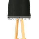 Wooden Desk Lamp, Pine Wood Base thumbnail-1