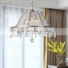 Modern OEN Fashion Iron K9 Crystal Material Lighting French Style Crystal Home Decoration Chandelier thumbnail-3