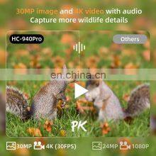 2022 New 4K 30FPS 36MP IP65 APP Control With Cloud Service Night Vision Cellular Trail Camera 4G Hunting Camera HC-940Pro thumbnail-4