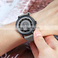 SINOBI Watch Brand Man Fashion Alloy Case Wristwatch Leather Band Man Watch Casual S9809G thumbnail-3