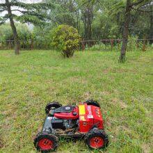 Remote Controlled Lawn Mower, China Remote Control Track Mower Price, Robot Slope Mower for Sale thumbnail-4