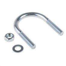 Ukuran Kustom Hot Dip Galvanis Baja Tahan Karat Bolt Pipa Klem Persegi Baut U Untuk Screw thumbnail-3