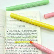 Manufacturer Custom Kids Stationery Fluorescent Macron Highlighter Pen Colorful Pastel Highlighter Marker Pen Set for School thumbnail-5