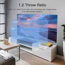 Newest WOWOTO T9S 3D Portable Smart Android Projector 4K DLP Battery Wifi Mini Home Cinema Projector thumbnail-2