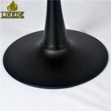 High Quality Black Iron Detachable Tulip Table Base Separated Trumpet Design Outdoor Kitchen Living Room Bedroom Hotel Bathroom thumbnail-3