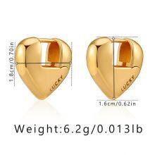 KMJ High Quality 18K Gold Plating With Electrophoretic Coating Tarnish Resistance Jewellery Earrings thumbnail-5