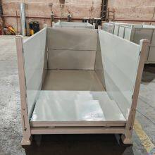 Large Iron Frame Metal Parts Storage Workshop Box Turnover Box for Iron Scrap thumbnail-5