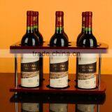 Деревянный винный стойка, полка для демонстрации бутылок вина, оптовый винный стойка