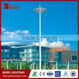 12m-30m High Mast Light 250W High Pressure Sodium Lamp Installed in Airport Highway Plaza