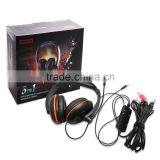 For PS4 / XBOX360 / PS3 / PC /XBOX ONE 5 in1 wired stereo headphone with mic