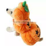 Fall/Winter Clip PP Cotton Layer Knit Cotton Arctic Velvet Stereo Playful Pumpkin Dog Clothes Pet Apparels thumbnail-1