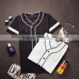 2016 new design custom baseball uniforms jersey blank with factory price